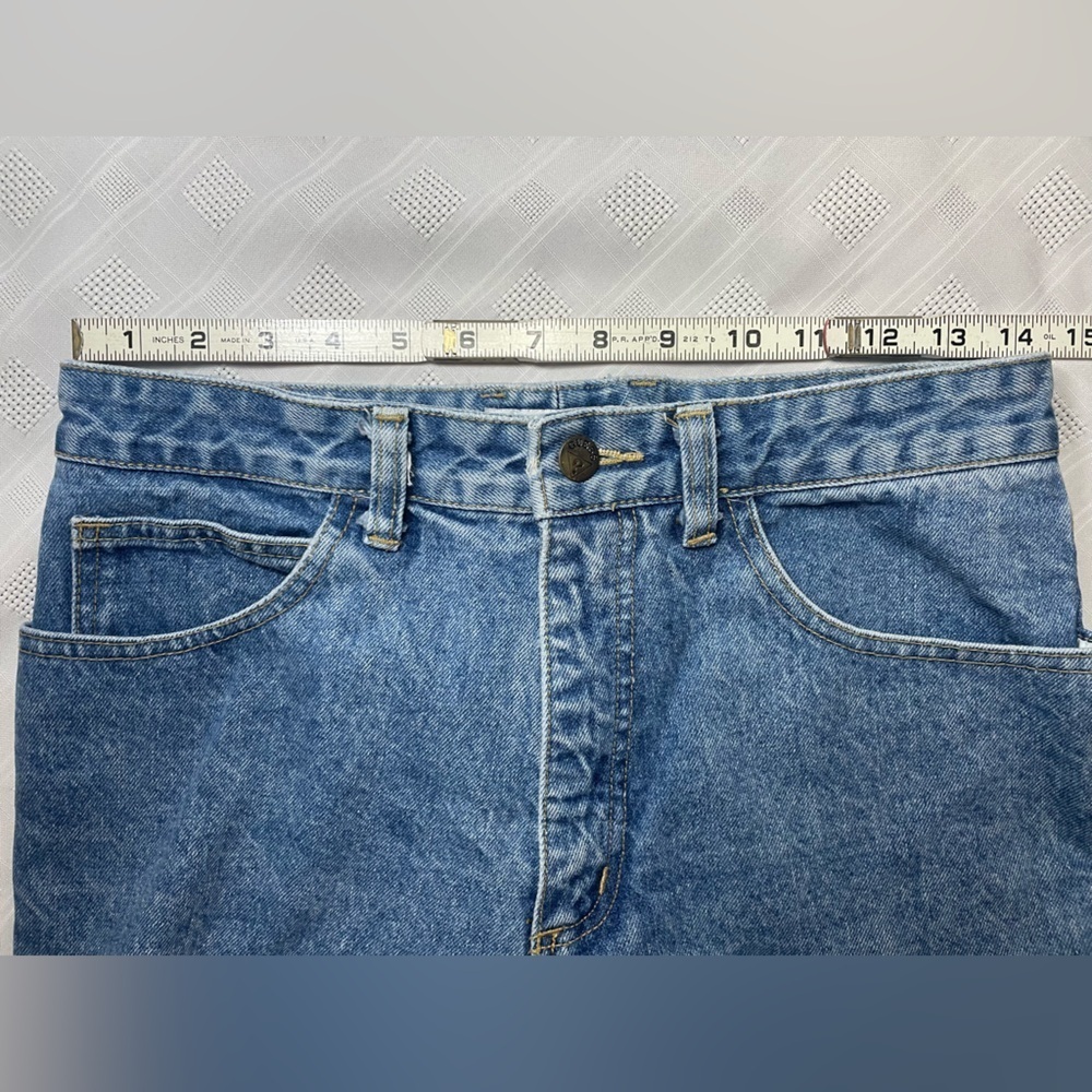 Vintage GUESS Georges Marciano High Waist Jeans w/ Ankle Zippers Sz 30 USA Made - Picture 14 of 16